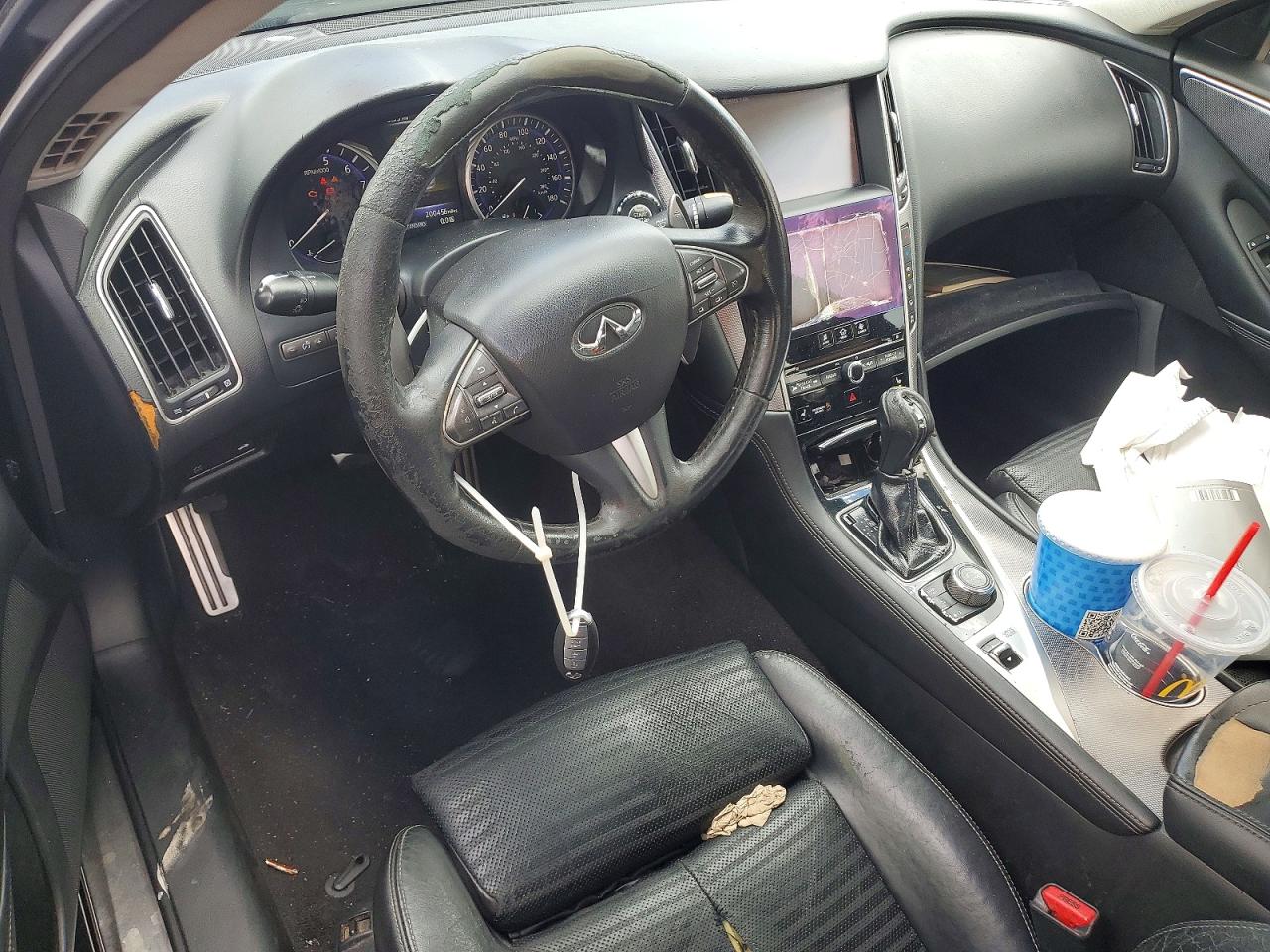 2015 Infiniti Q50 Sport Black vin: JN1BV7AP8FM339463
