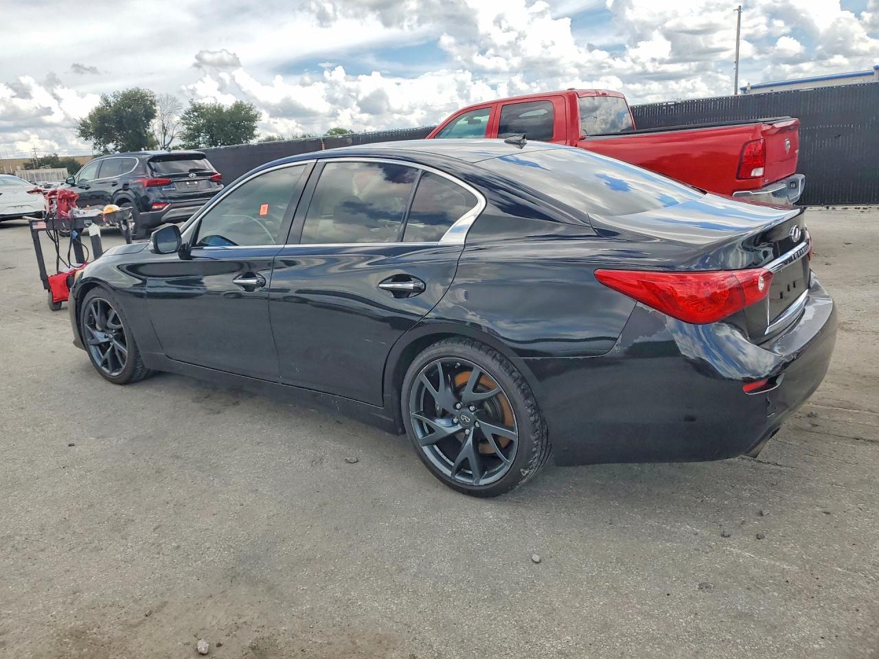 2015 Infiniti Q50 Sport Black vin: JN1BV7AP8FM339463