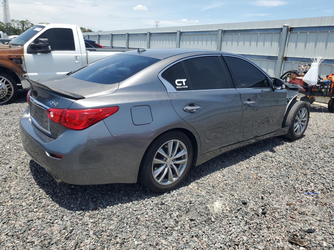 2015 Infiniti Q50 Base Серый vin: JN1BV7AP8FM339494