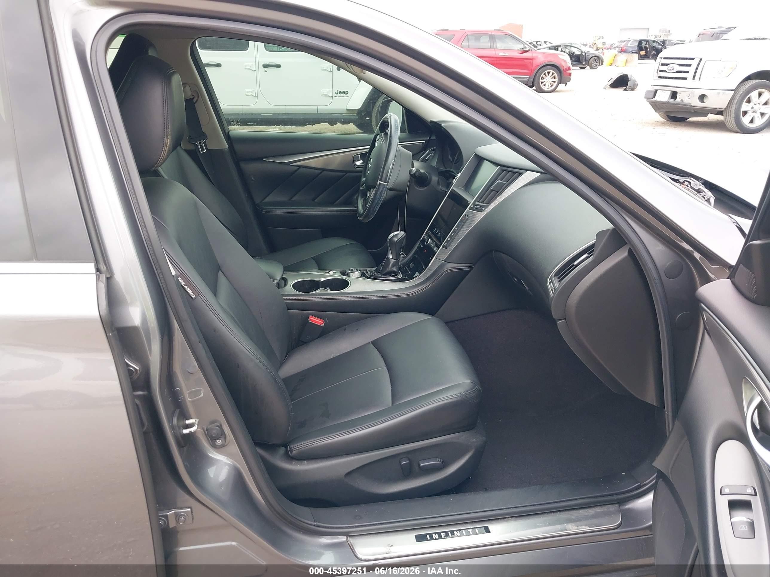 2015 Infiniti Q50 Premium Gray vin: JN1BV7AP8FM341505