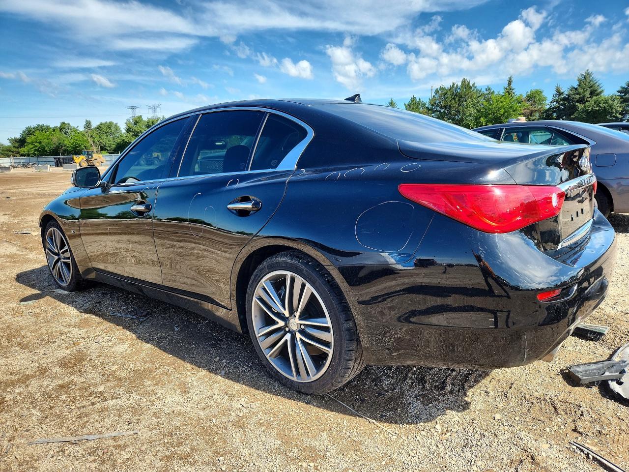 2015 Infiniti Q50 Sport Black vin: JN1BV7AP8FM353461