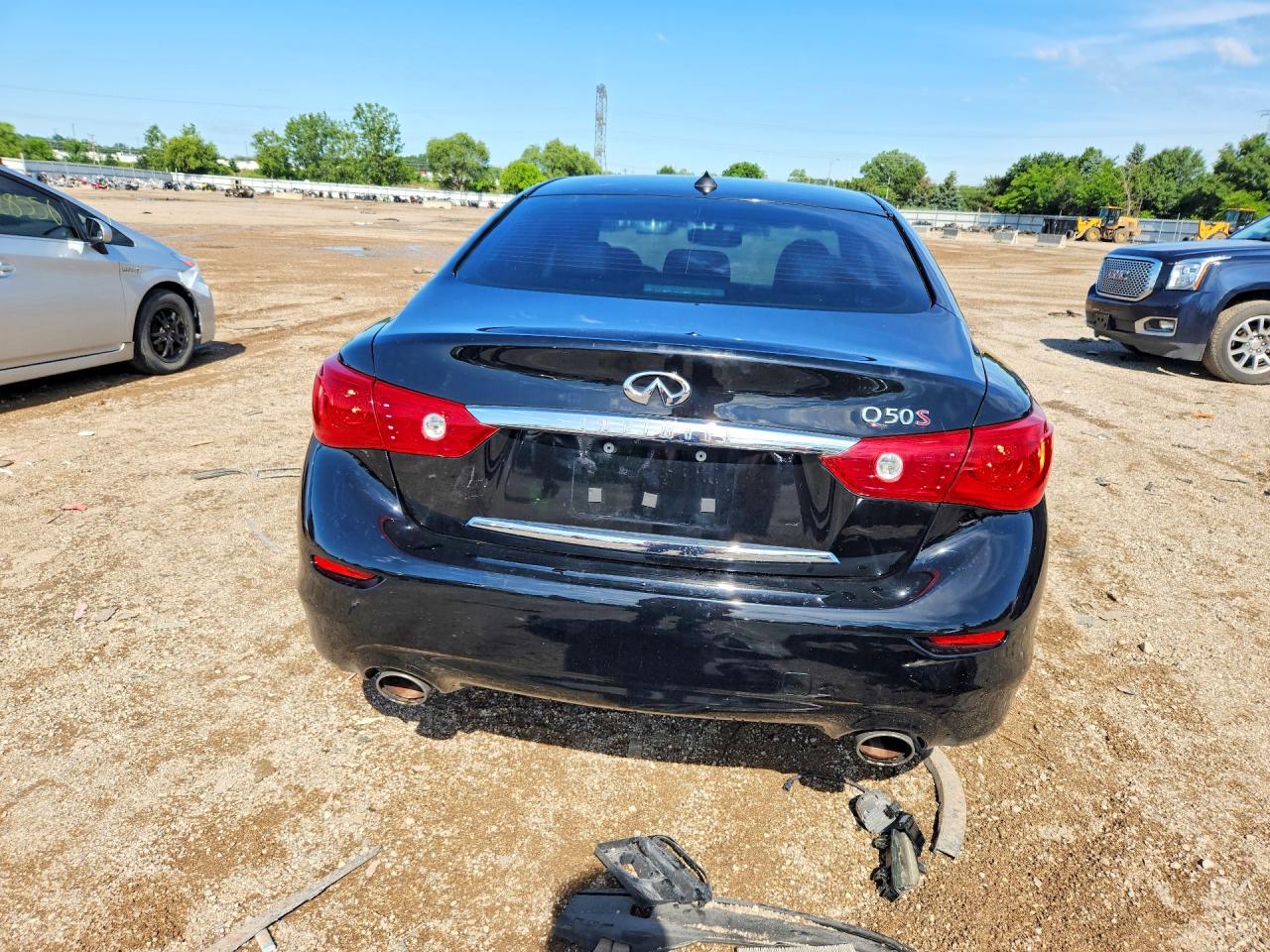 2015 Infiniti Q50 Sport Black vin: JN1BV7AP8FM353461
