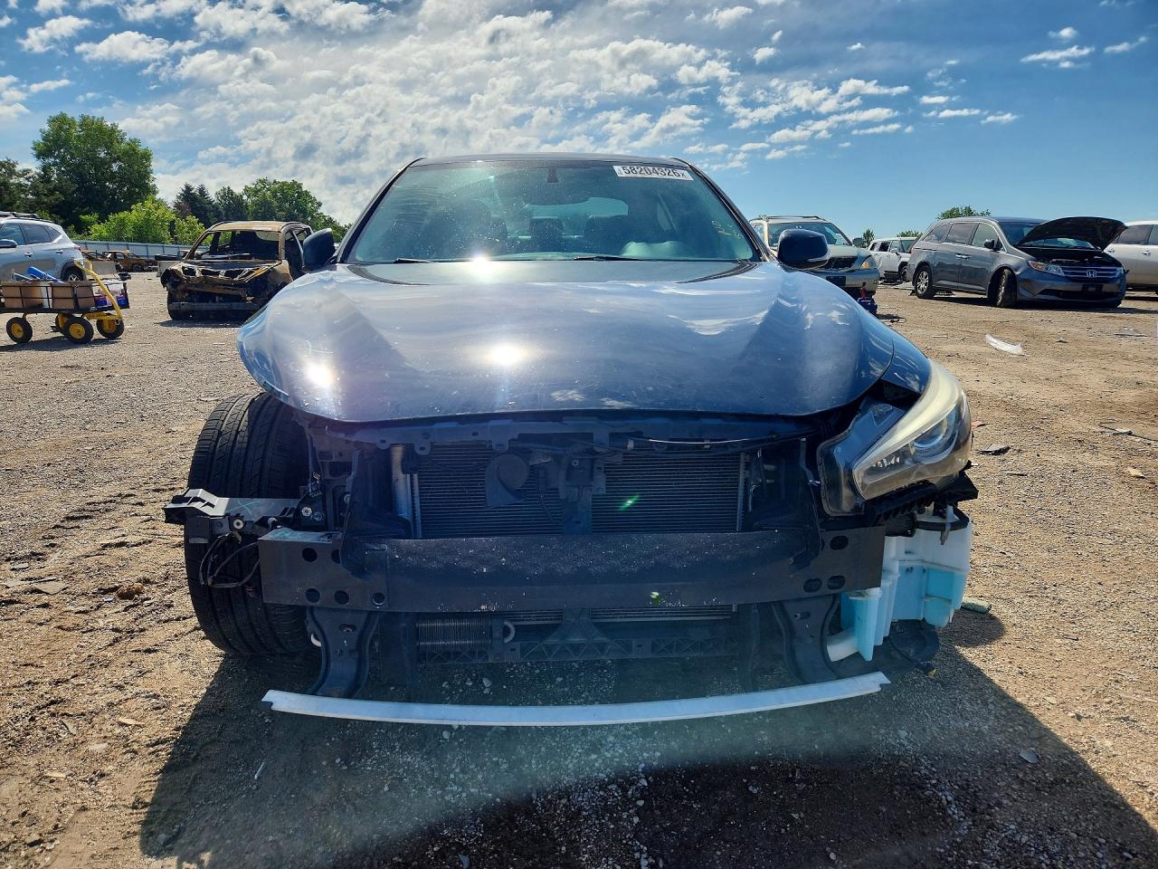 2015 Infiniti Q50 Sport Black vin: JN1BV7AP8FM353461