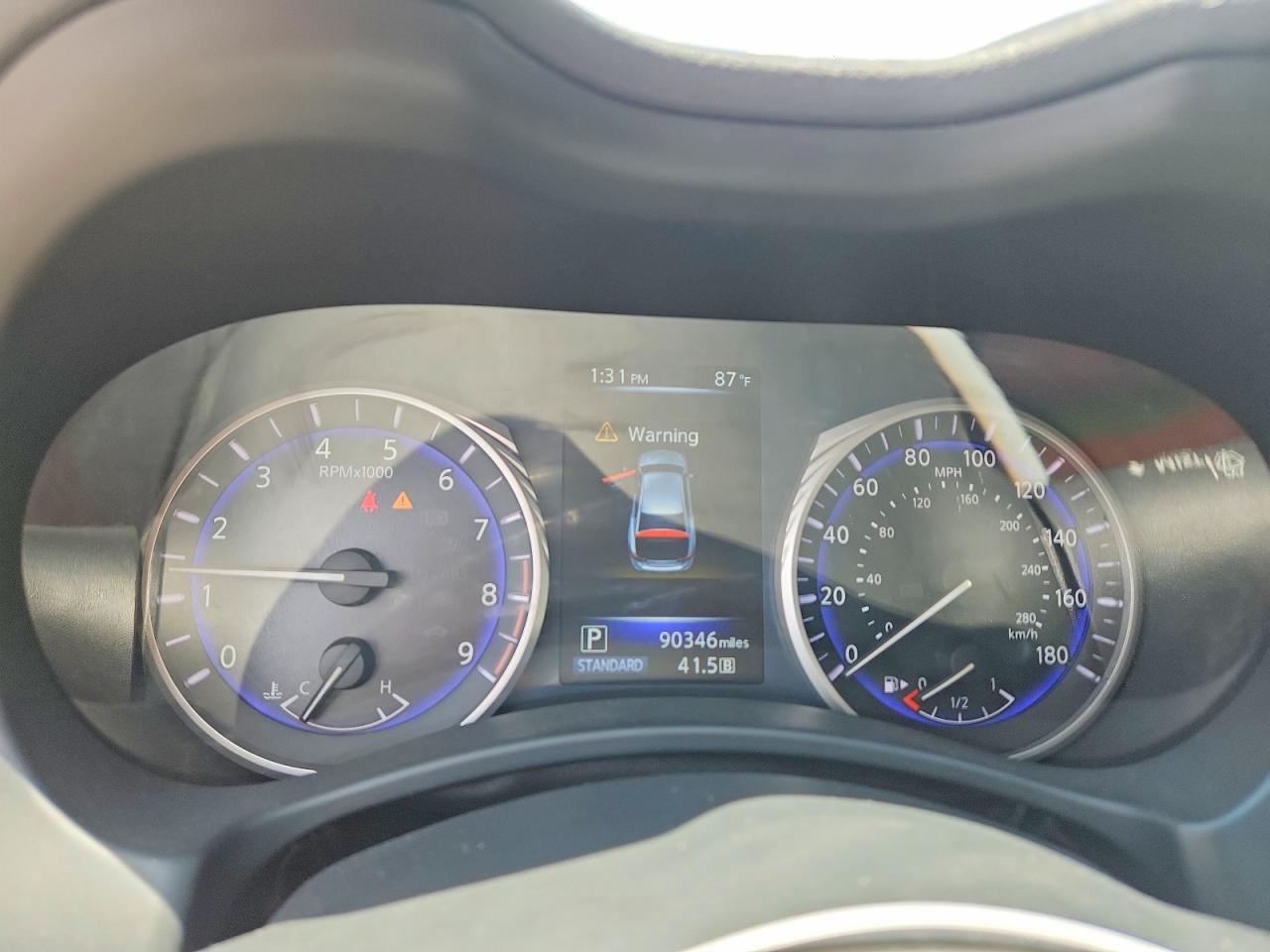 2015 Infiniti Q50 Premium White vin: JN1BV7AP8FM353802