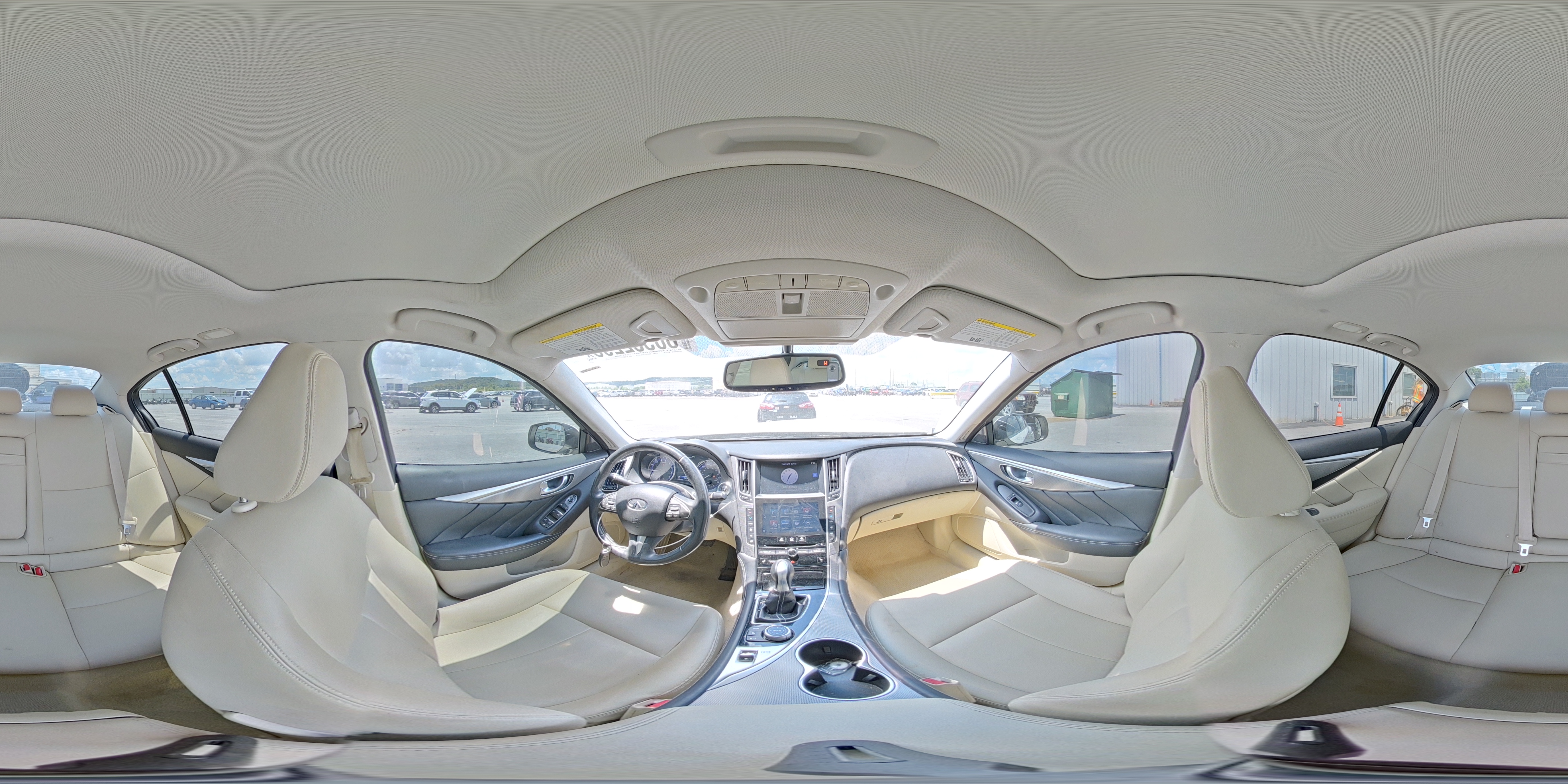 2015 Infiniti Q50 Premium White vin: JN1BV7AP8FM353802