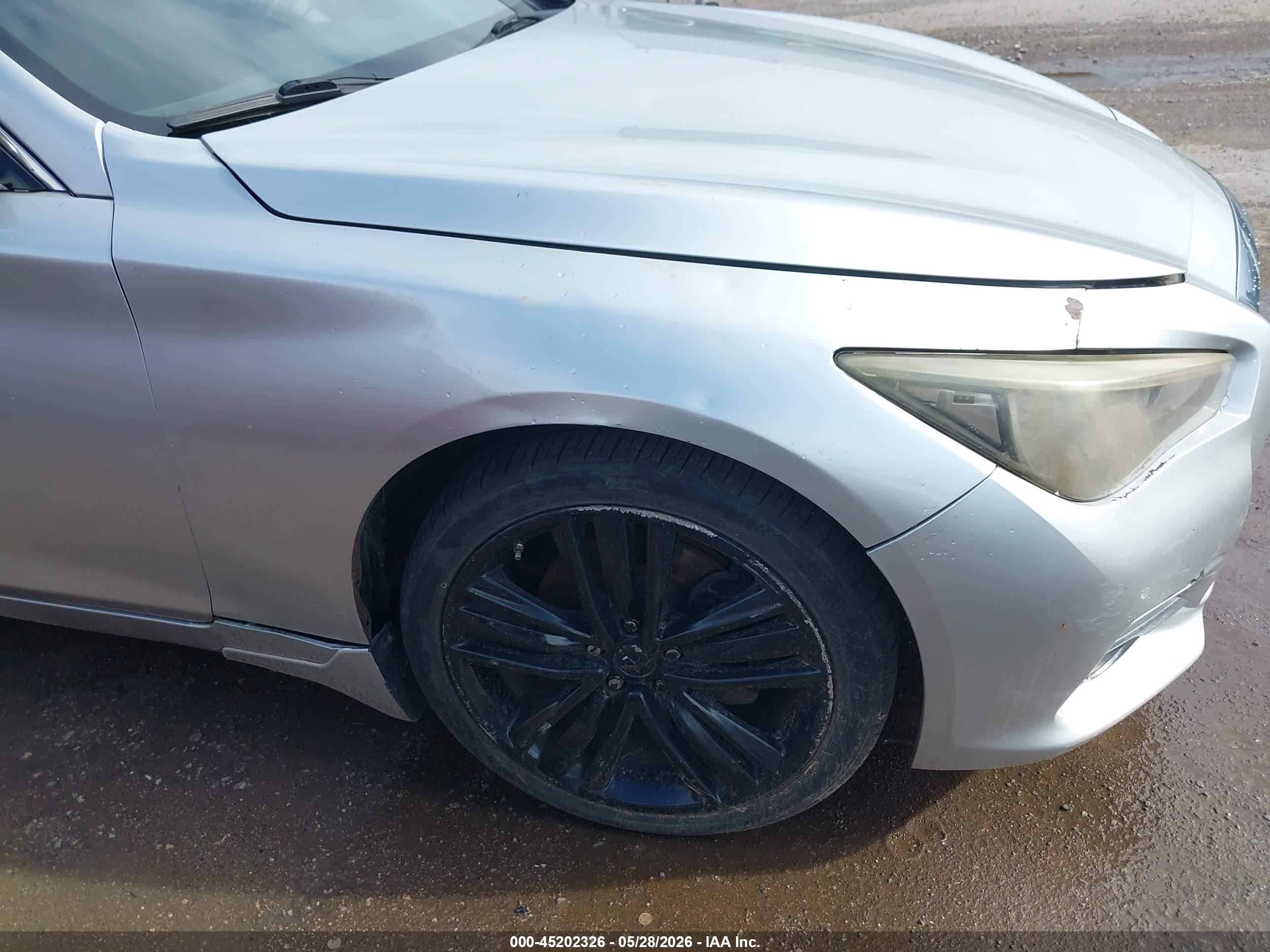 2015 Infiniti Q50   Серебряный vin: JN1BV7AP8FM358918