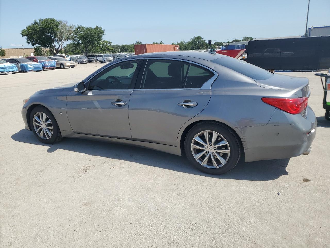 2015 Infiniti Q50 Base Gray vin: JN1BV7AP8FM359101