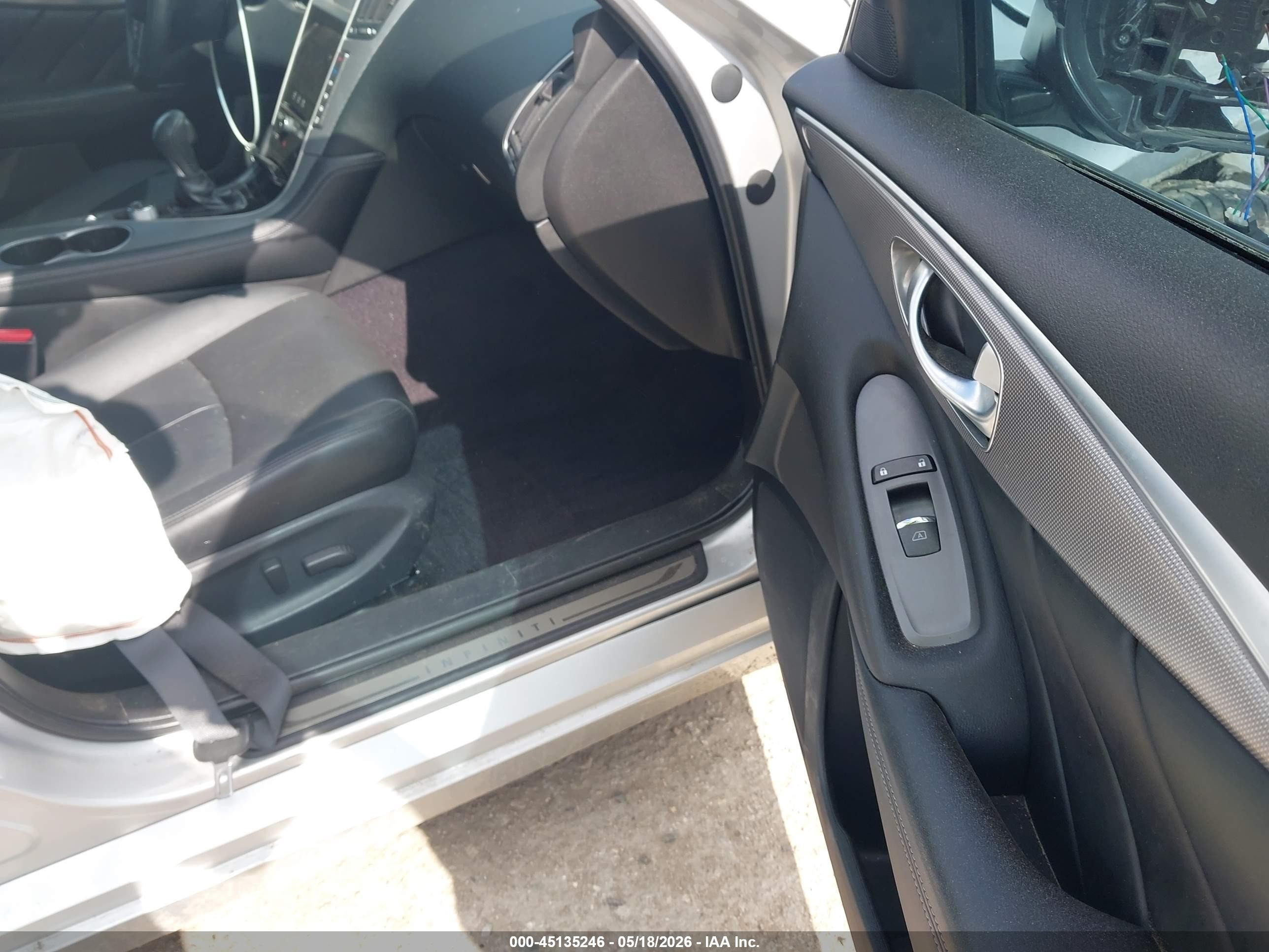 2014 Infiniti Q50 Premium Gray vin: JN1BV7AP9EM671555