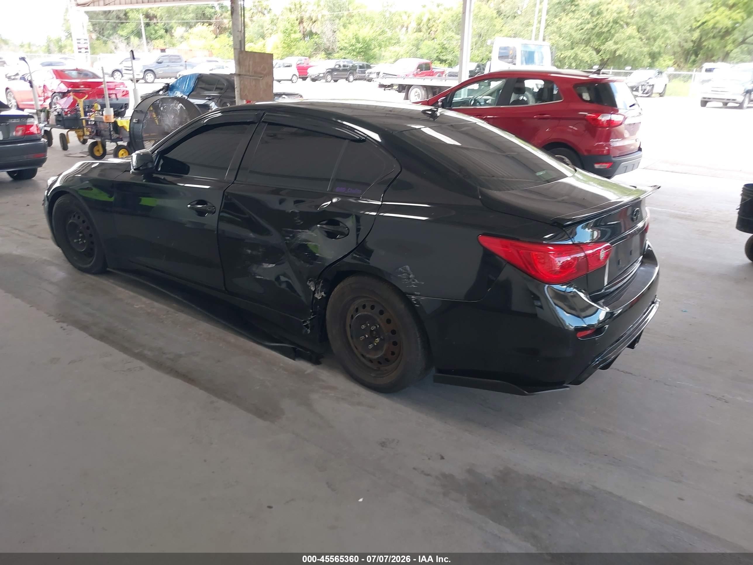 2014 Infiniti Q50 Premium Black vin: JN1BV7AP9EM672513
