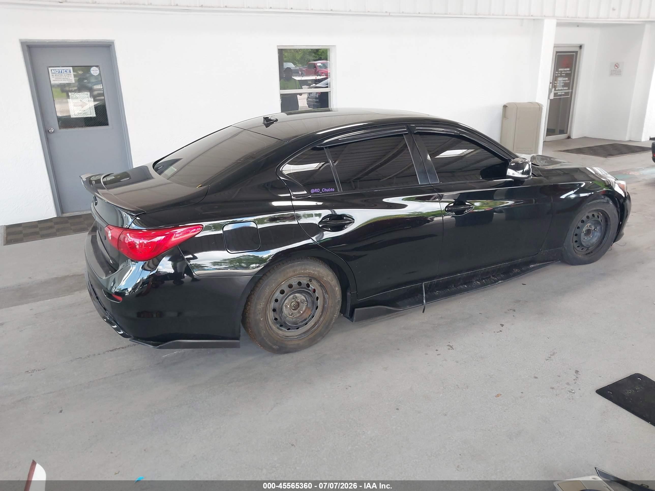 2014 Infiniti Q50 Premium Black vin: JN1BV7AP9EM672513