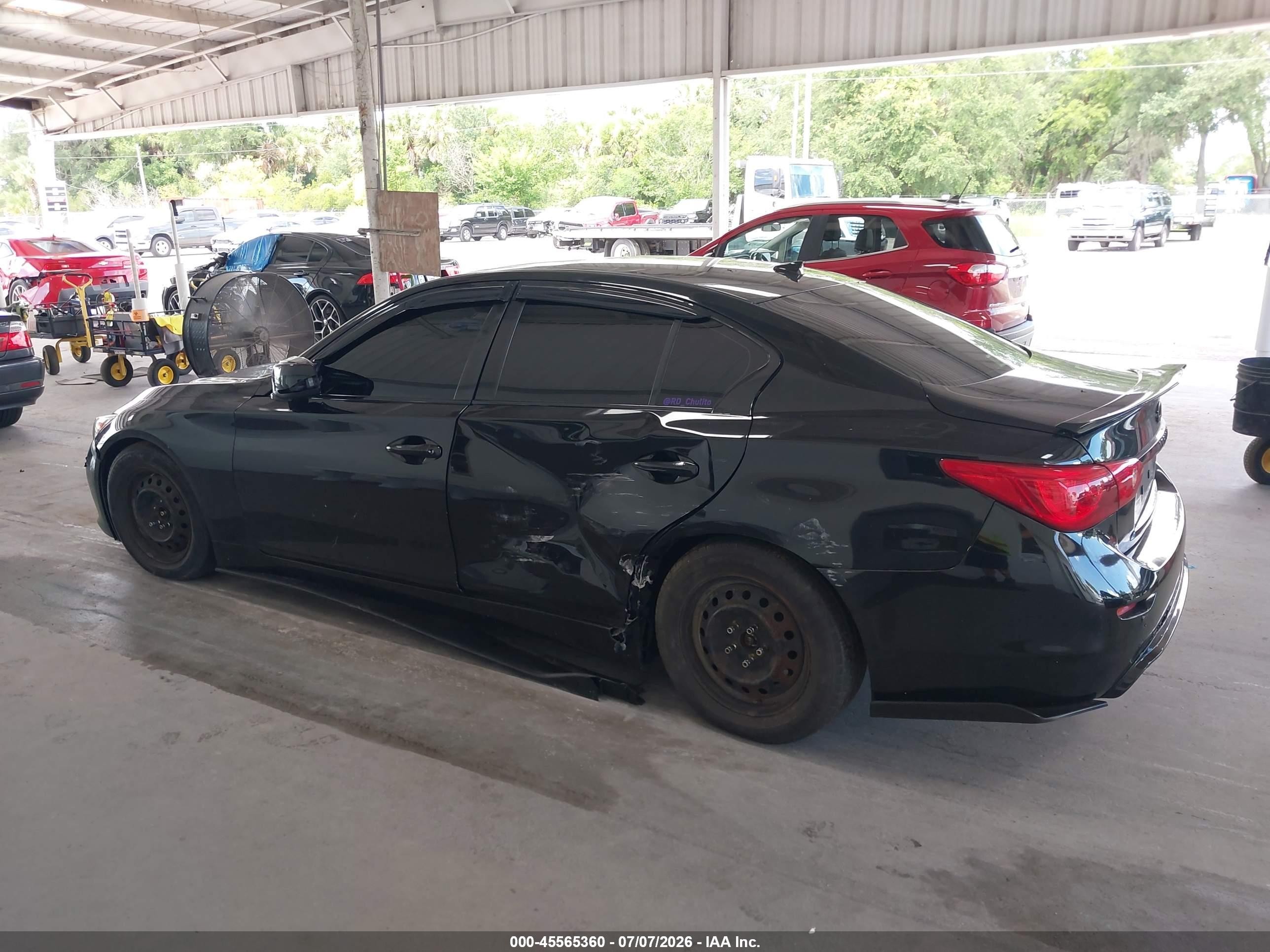 2014 Infiniti Q50 Premium Black vin: JN1BV7AP9EM672513