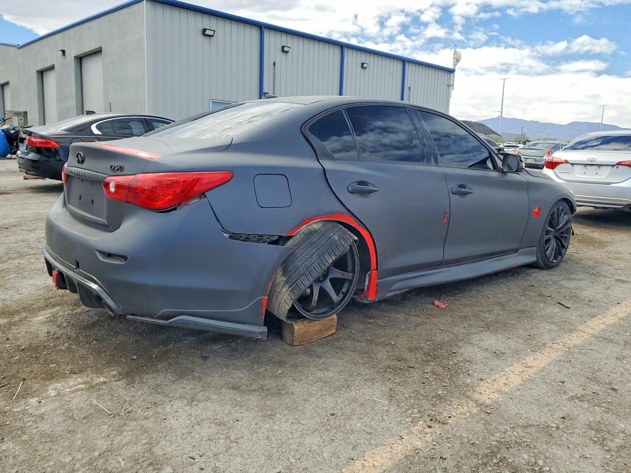 2014 Infiniti Q50 Base Black vin: JN1BV7AP9EM674097