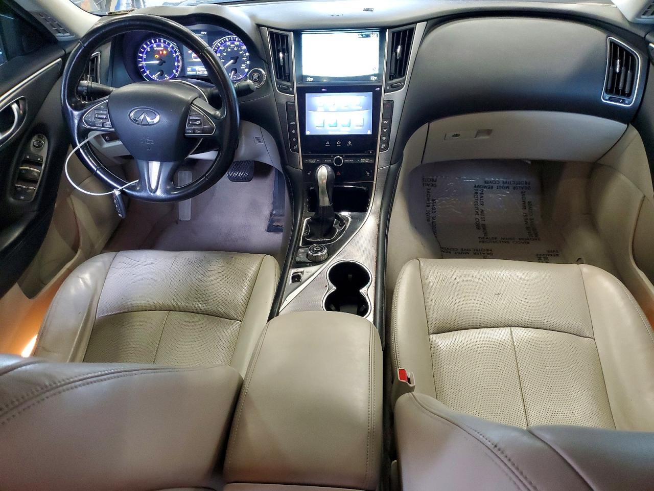 2014 Infiniti Q50 Premium Black vin: JN1BV7AP9EM676867