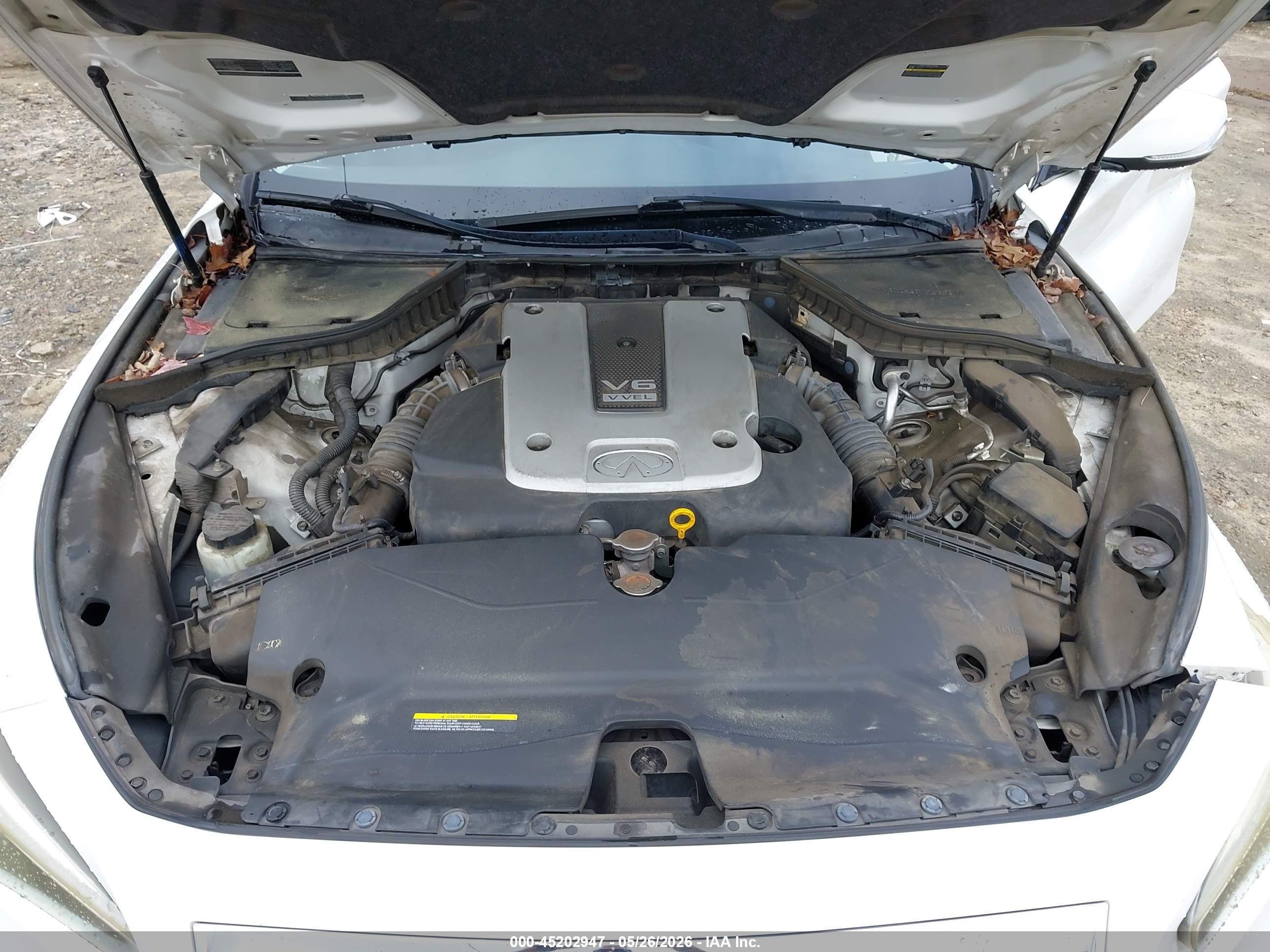 2014 Infiniti Q50 Premium Белый vin: JN1BV7AP9EM679767