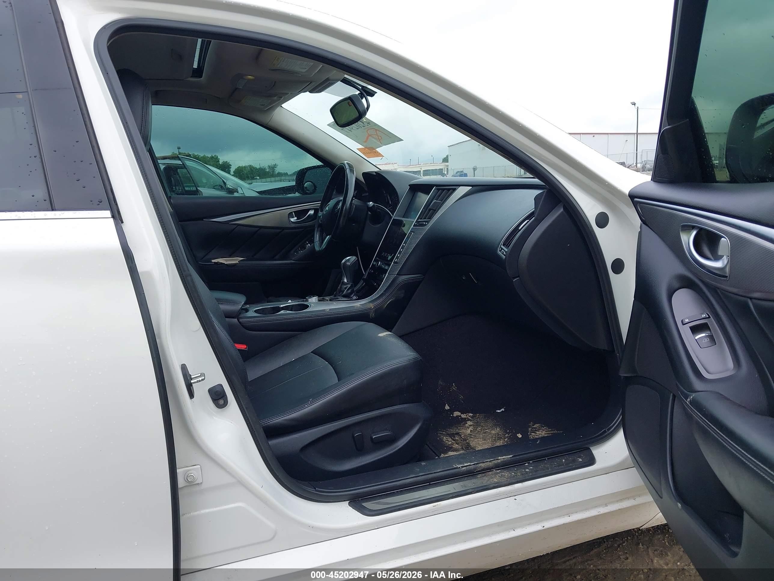 2014 Infiniti Q50 Premium Белый vin: JN1BV7AP9EM679767