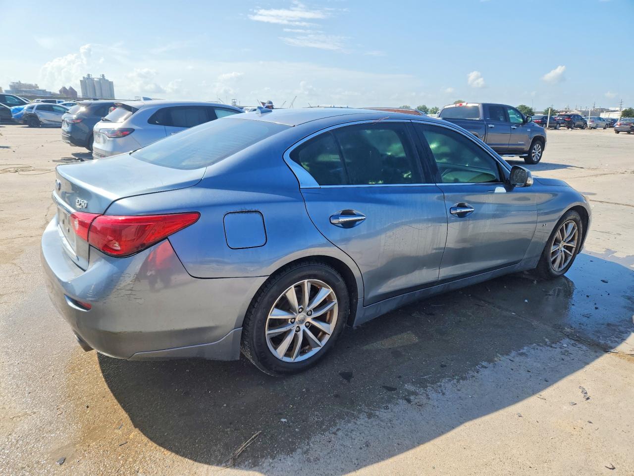 2014 Infiniti Q50 Base Серый vin: JN1BV7AP9EM691059