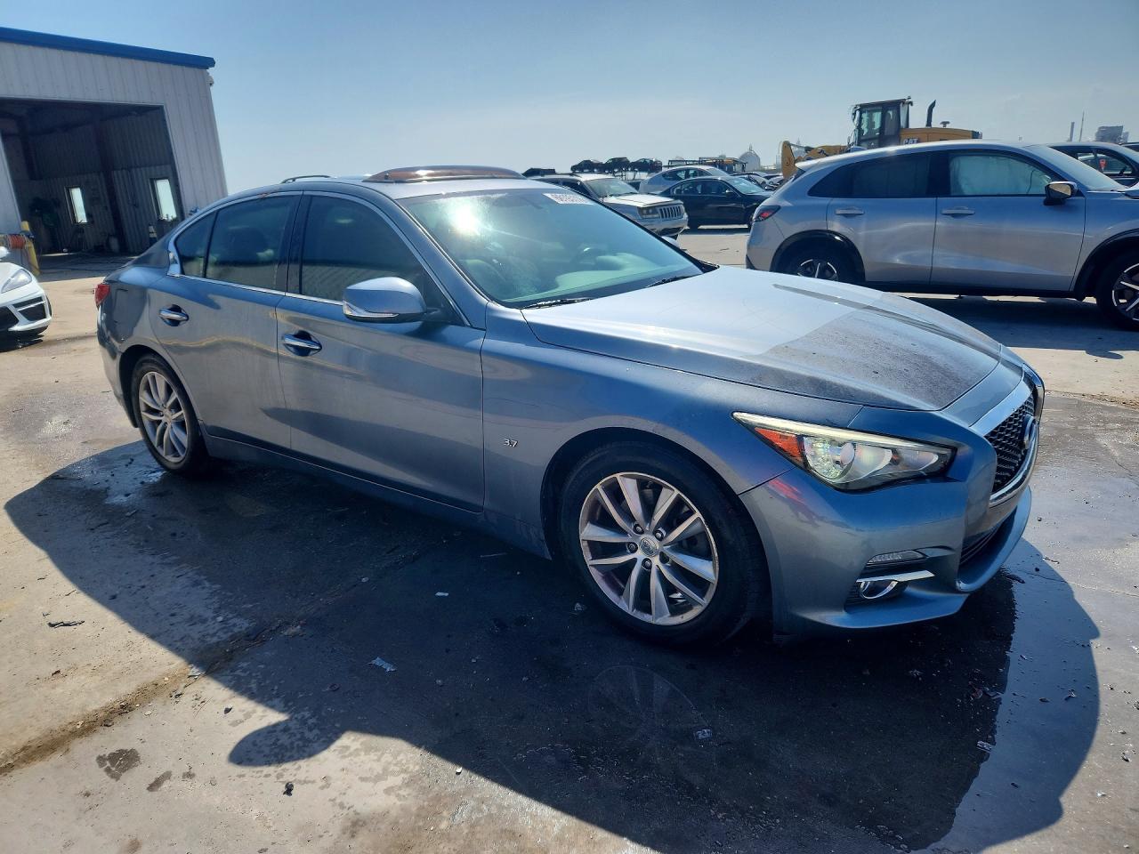 2014 Infiniti Q50 Base Серый vin: JN1BV7AP9EM691059