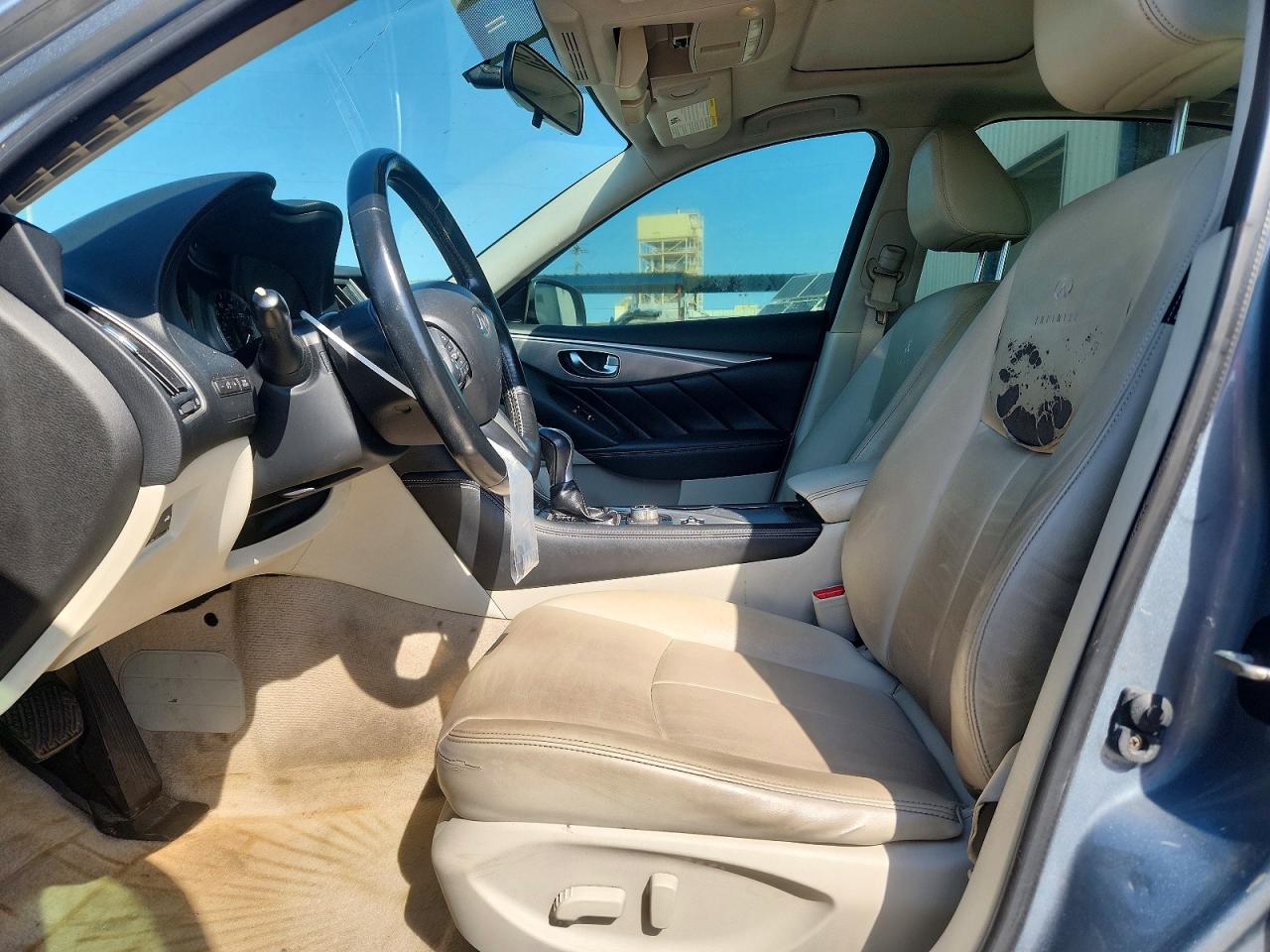 2014 Infiniti Q50 Base Серый vin: JN1BV7AP9EM691059