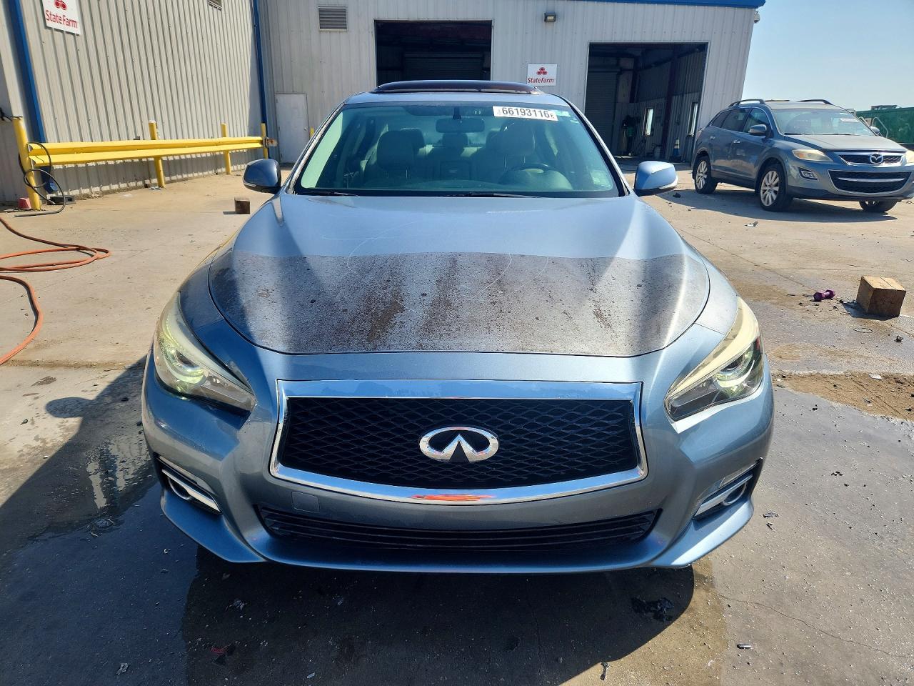 2014 Infiniti Q50 Base Серый vin: JN1BV7AP9EM691059