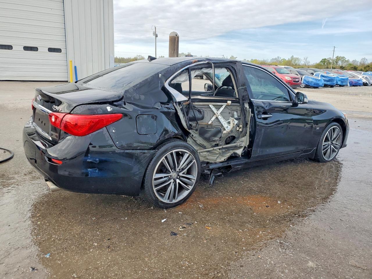 2015 Infiniti Q50 Sport Черный vin: JN1BV7AP9FM332134