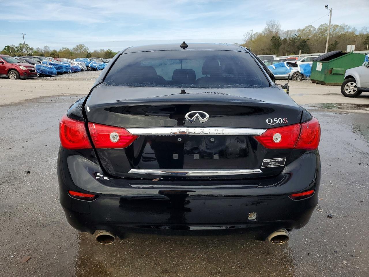 2015 Infiniti Q50 Sport Черный vin: JN1BV7AP9FM332134