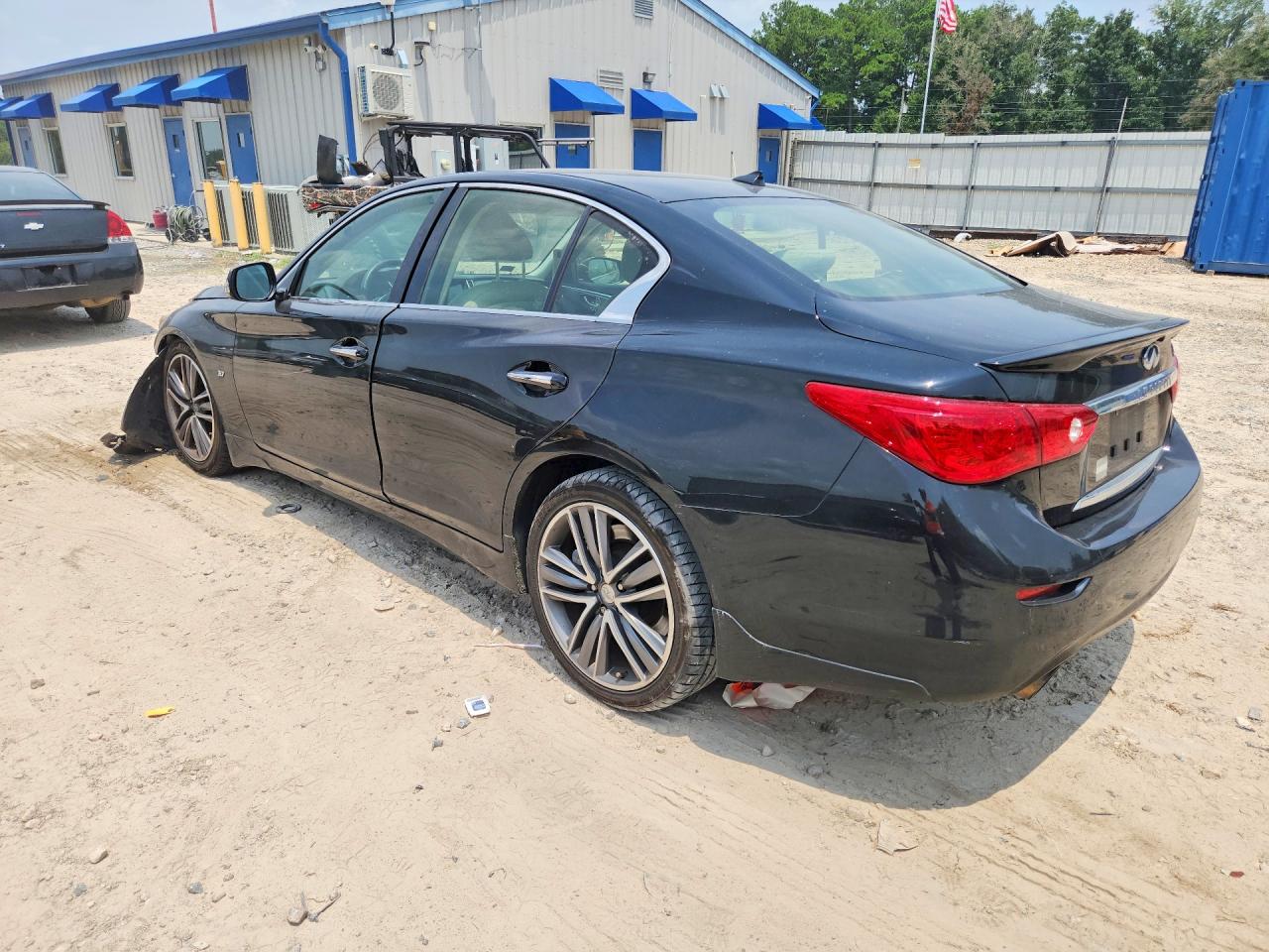 2015 Infiniti Q50 Sport Черный vin: JN1BV7AP9FM334949