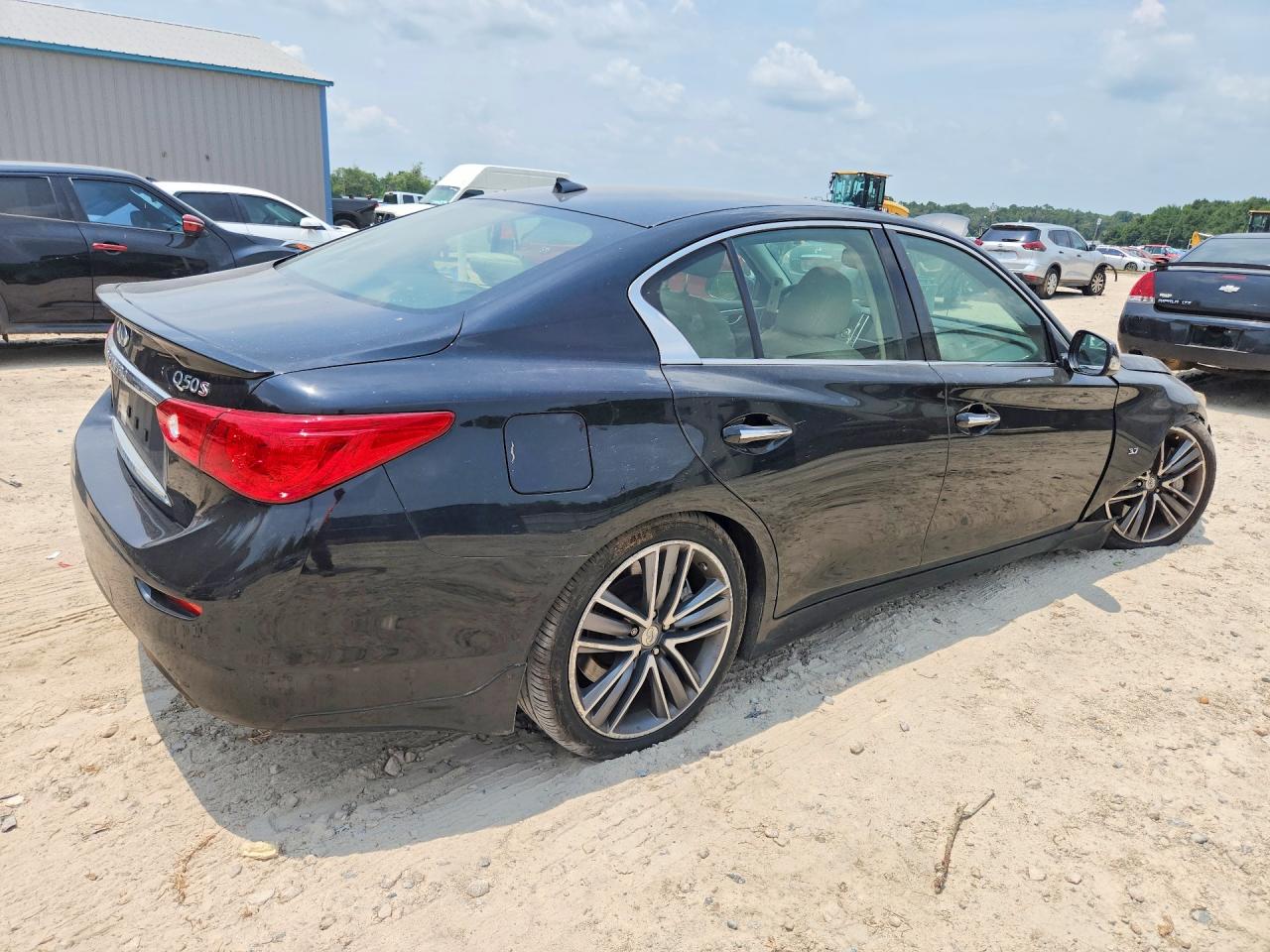 2015 Infiniti Q50 Sport Черный vin: JN1BV7AP9FM334949