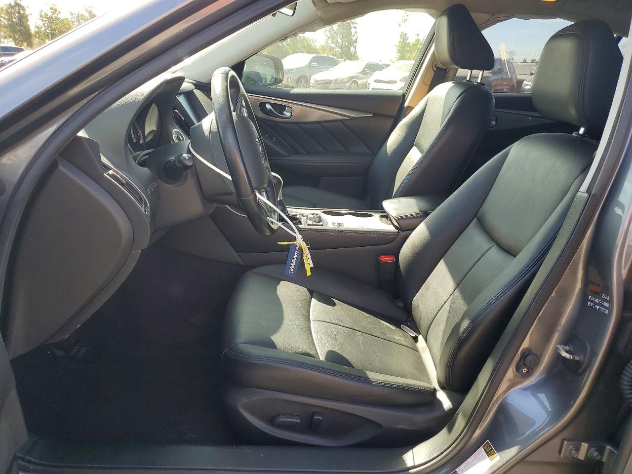 2015 Infiniti Q50 Base Gray vin: JN1BV7AP9FM337558