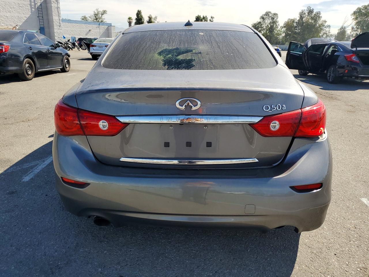 2015 Infiniti Q50 Base Gray vin: JN1BV7AP9FM337558