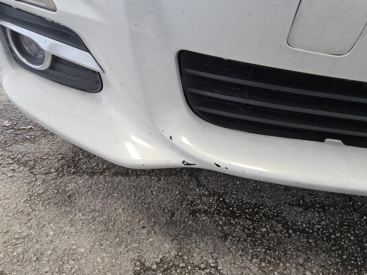 2015 Infiniti Q50 Premium White vin: JN1BV7AP9FM338144 Damage: Front Bumper, Multiple Scratches Heavy, 3