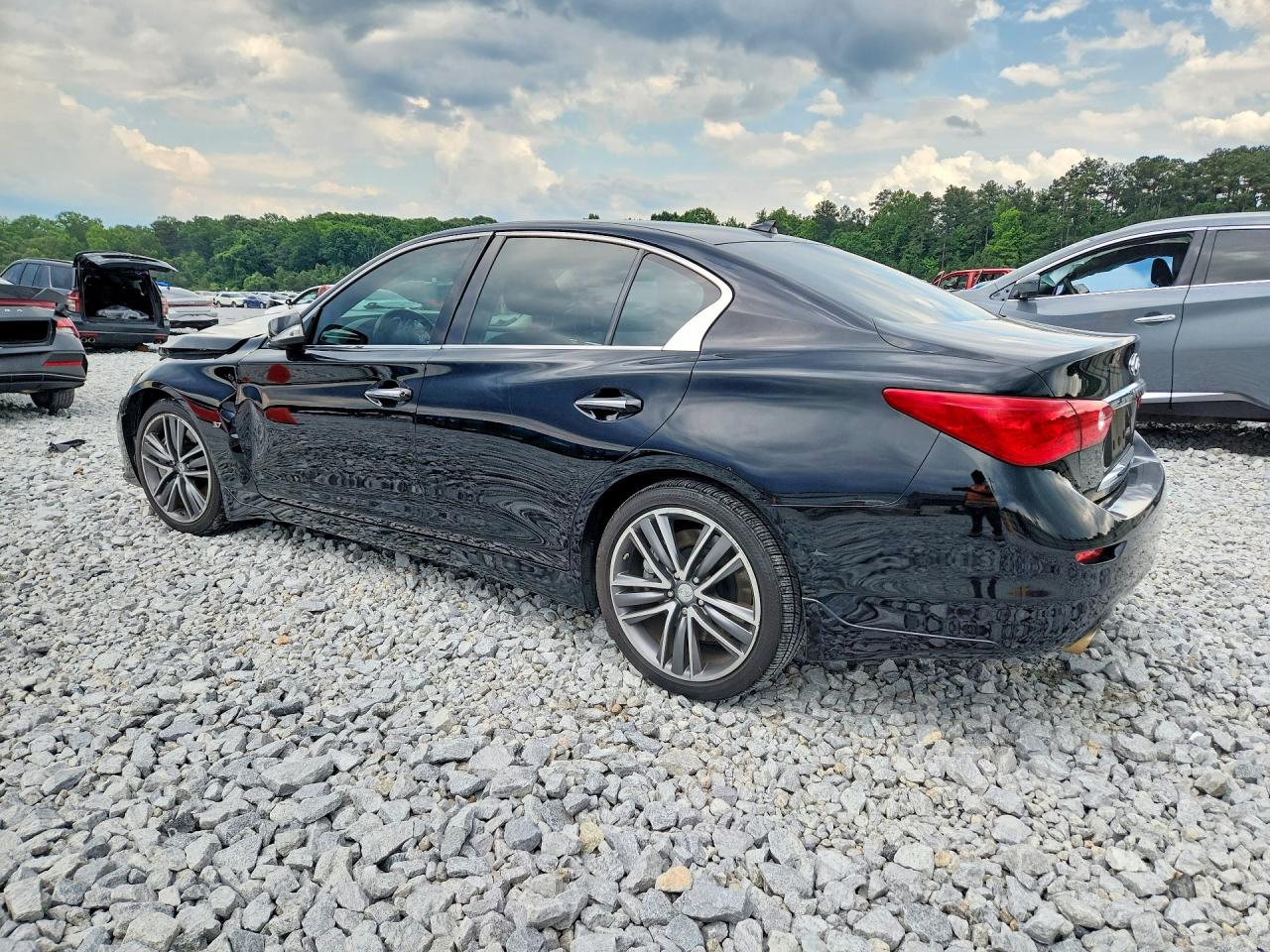 2015 Infiniti Q50 Sport Black vin: JN1BV7AP9FM340427