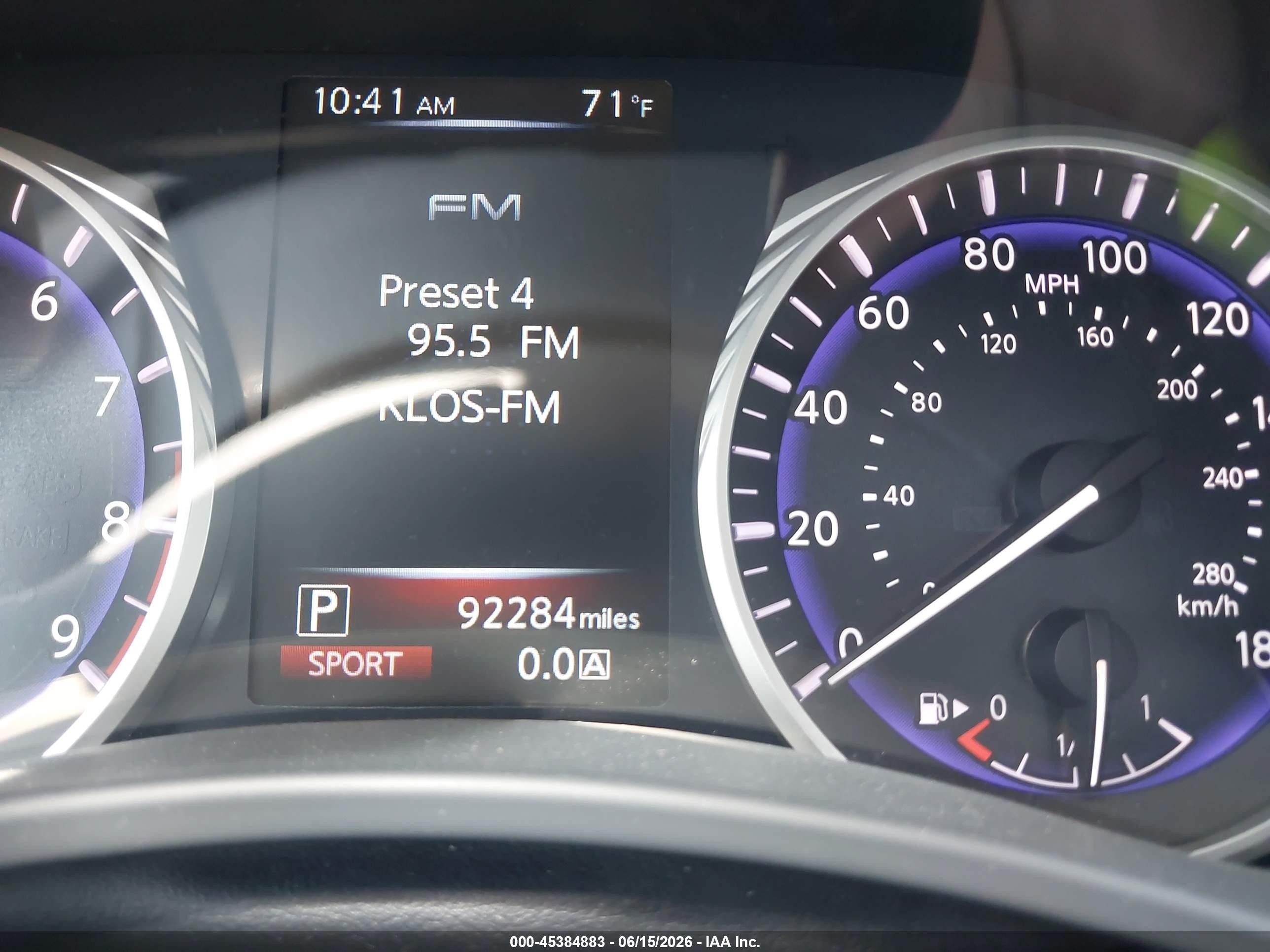 2015 Infiniti Q50 Sport White vin: JN1BV7AP9FM344218