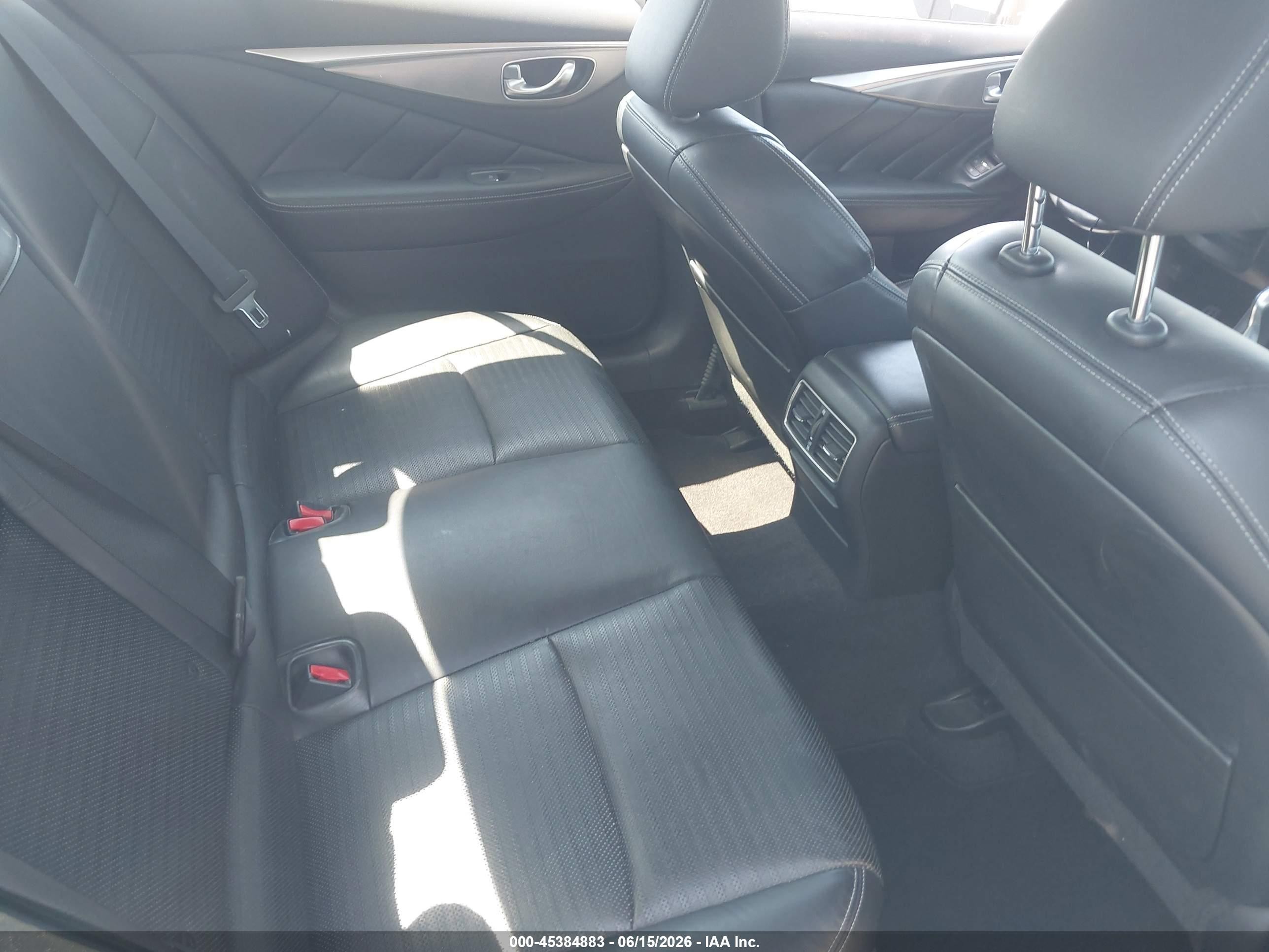 2015 Infiniti Q50 Sport White vin: JN1BV7AP9FM344218