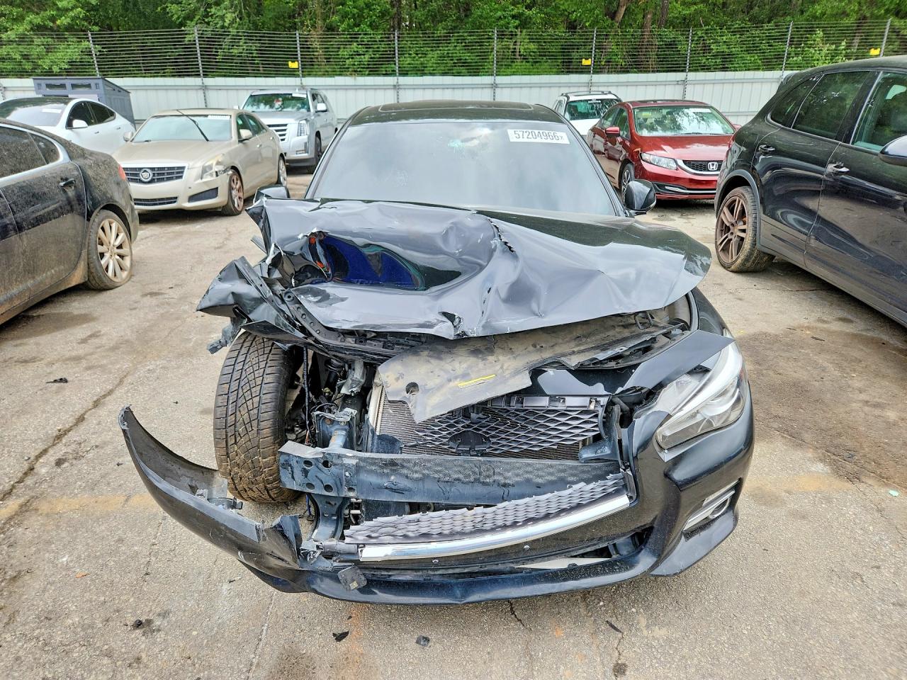 2015 Infiniti Q50 Premium Black vin: JN1BV7AP9FM356675