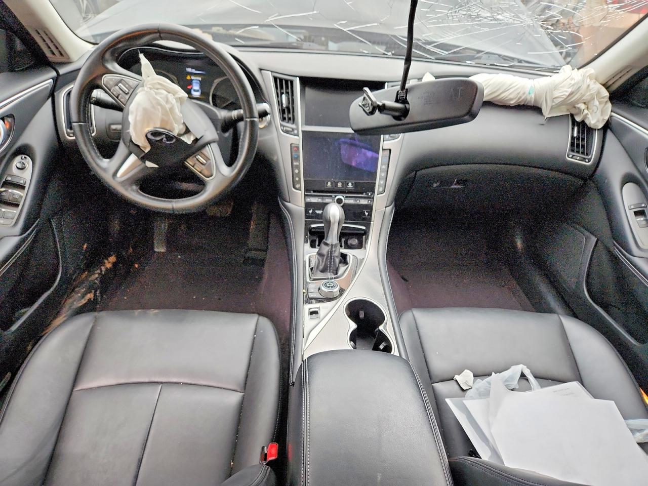 2015 Infiniti Q50 Premium Black vin: JN1BV7AP9FM356675