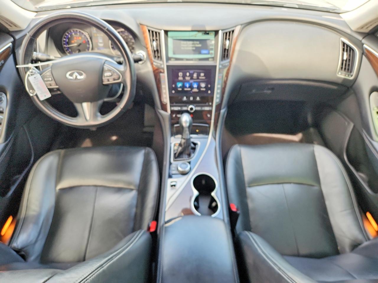 2014 Infiniti Q50 Base Gray vin: JN1BV7APXEM671449