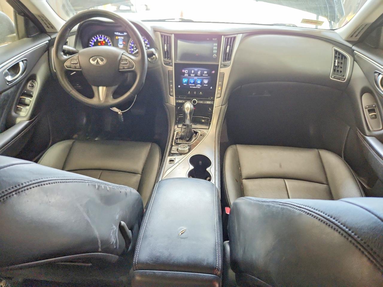 2014 Infiniti Q50 Base Black vin: JN1BV7APXEM671631