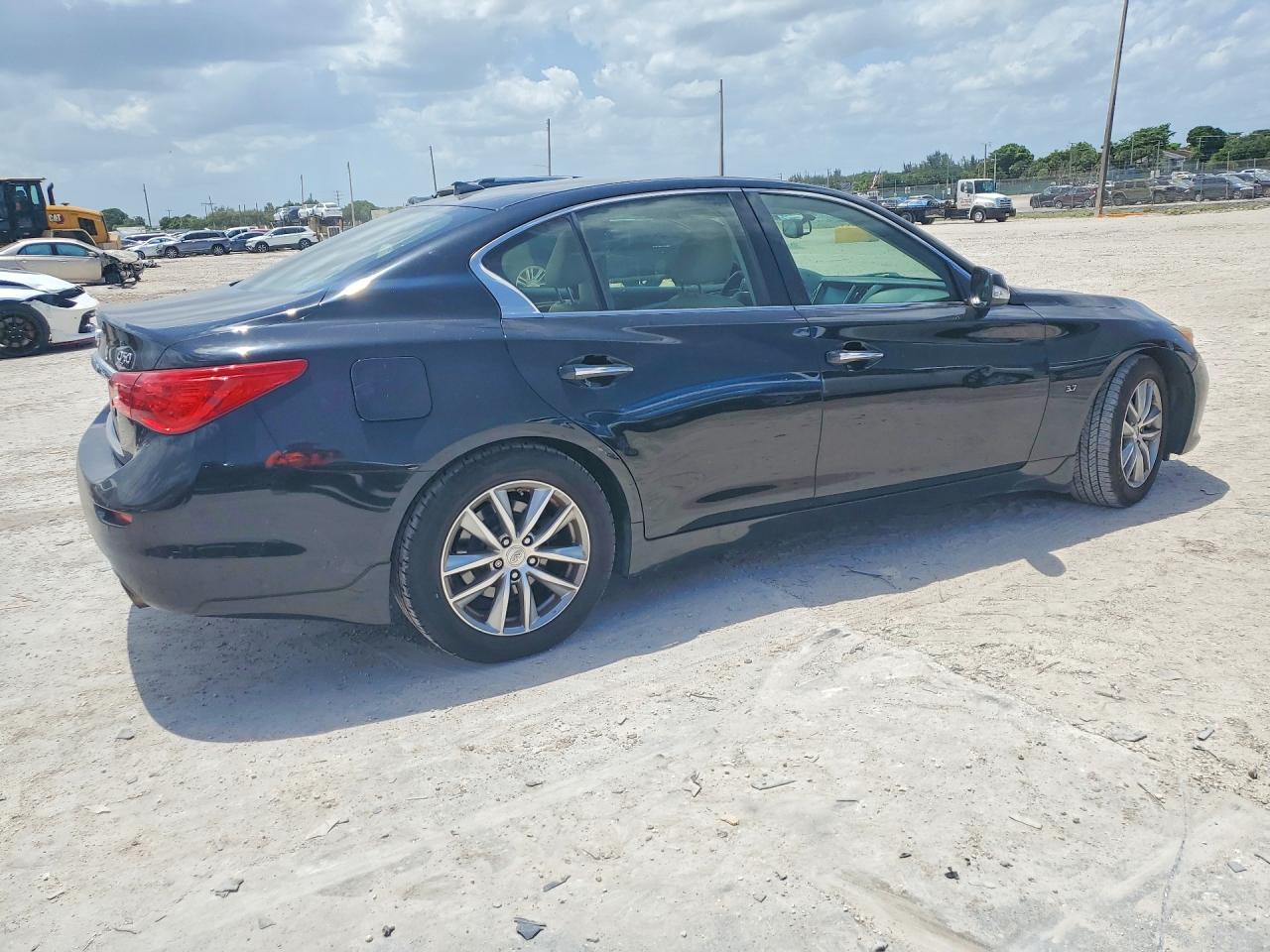 2014 Infiniti Q50 Base Black vin: JN1BV7APXEM674349
