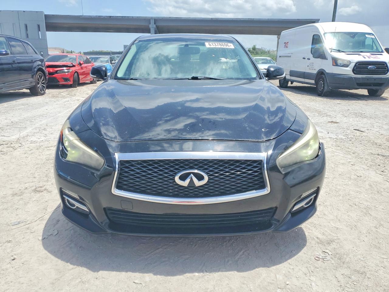 2014 Infiniti Q50 Base Black vin: JN1BV7APXEM674349