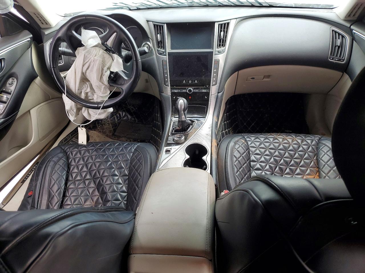 2014 Infiniti Q50 Premium Silver vin: JN1BV7APXEM676800