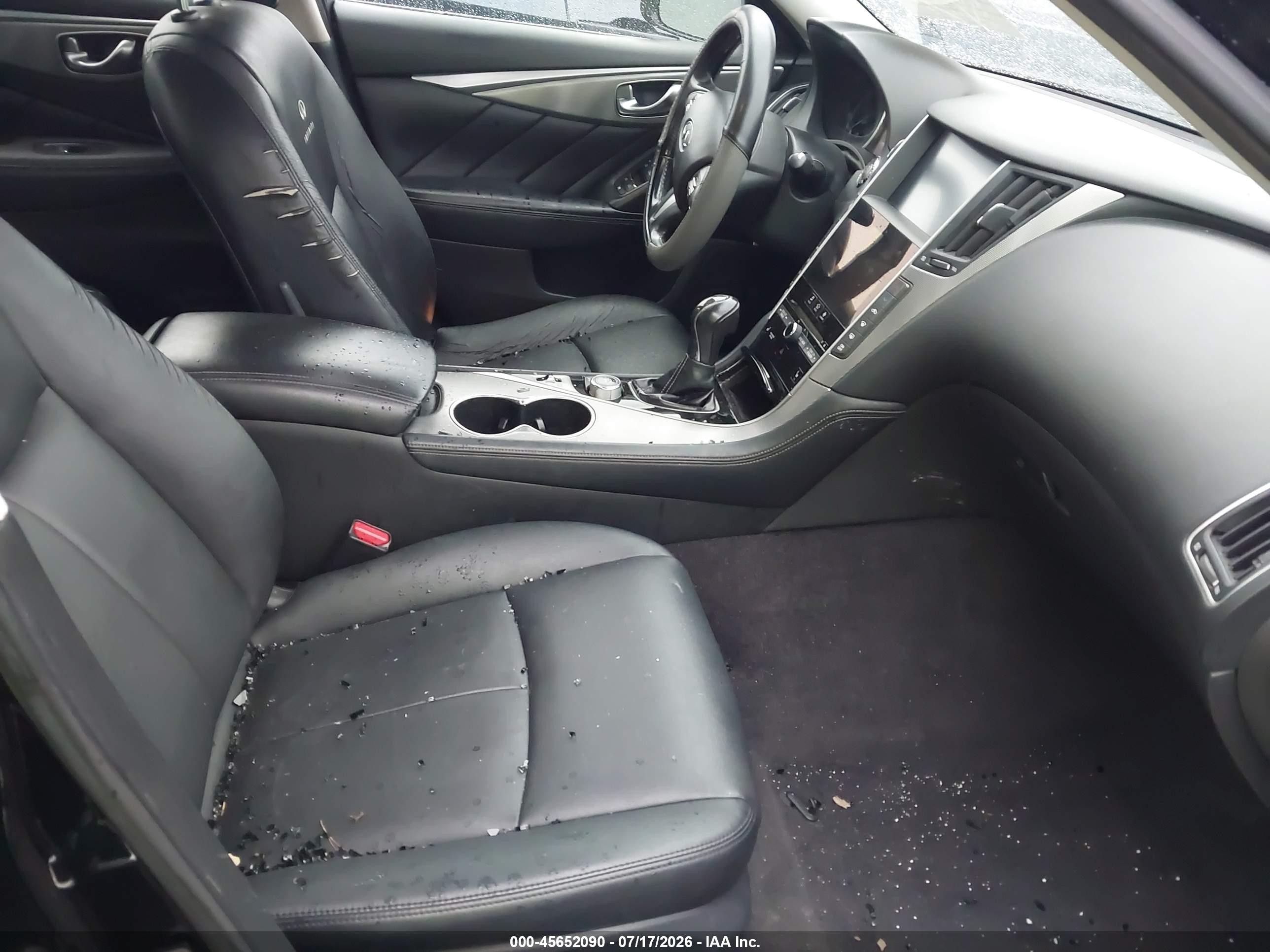 2014 Infiniti Q50 Premium Черный vin: JN1BV7APXEM683844