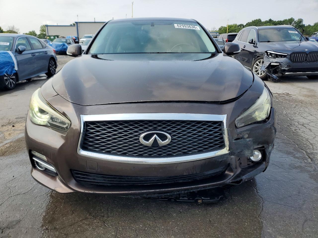 2014 Infiniti Q50 Premium Brown vin: JN1BV7APXEM684248