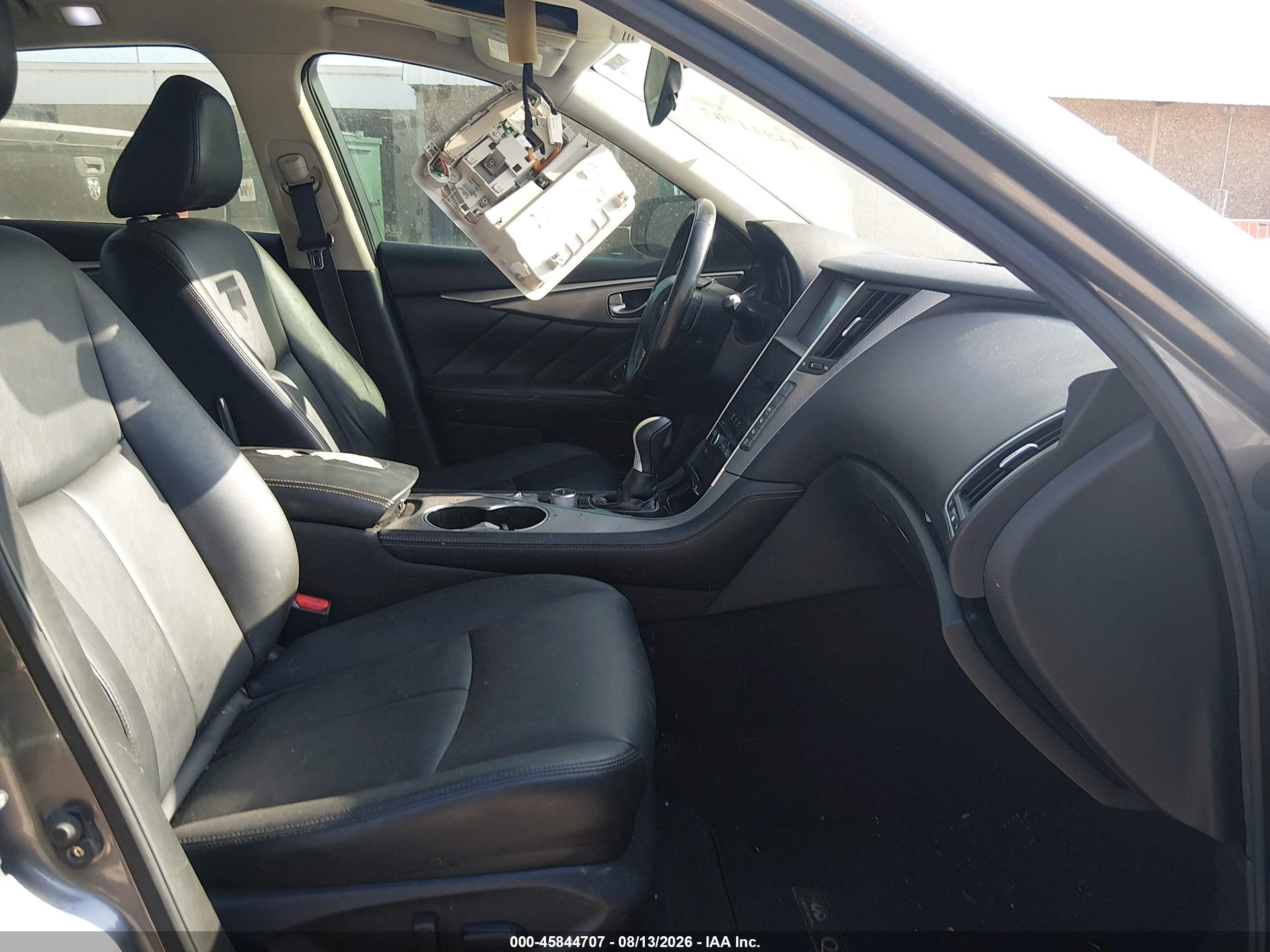 2014 Infiniti Q50   Серый vin: JN1BV7APXEM686517