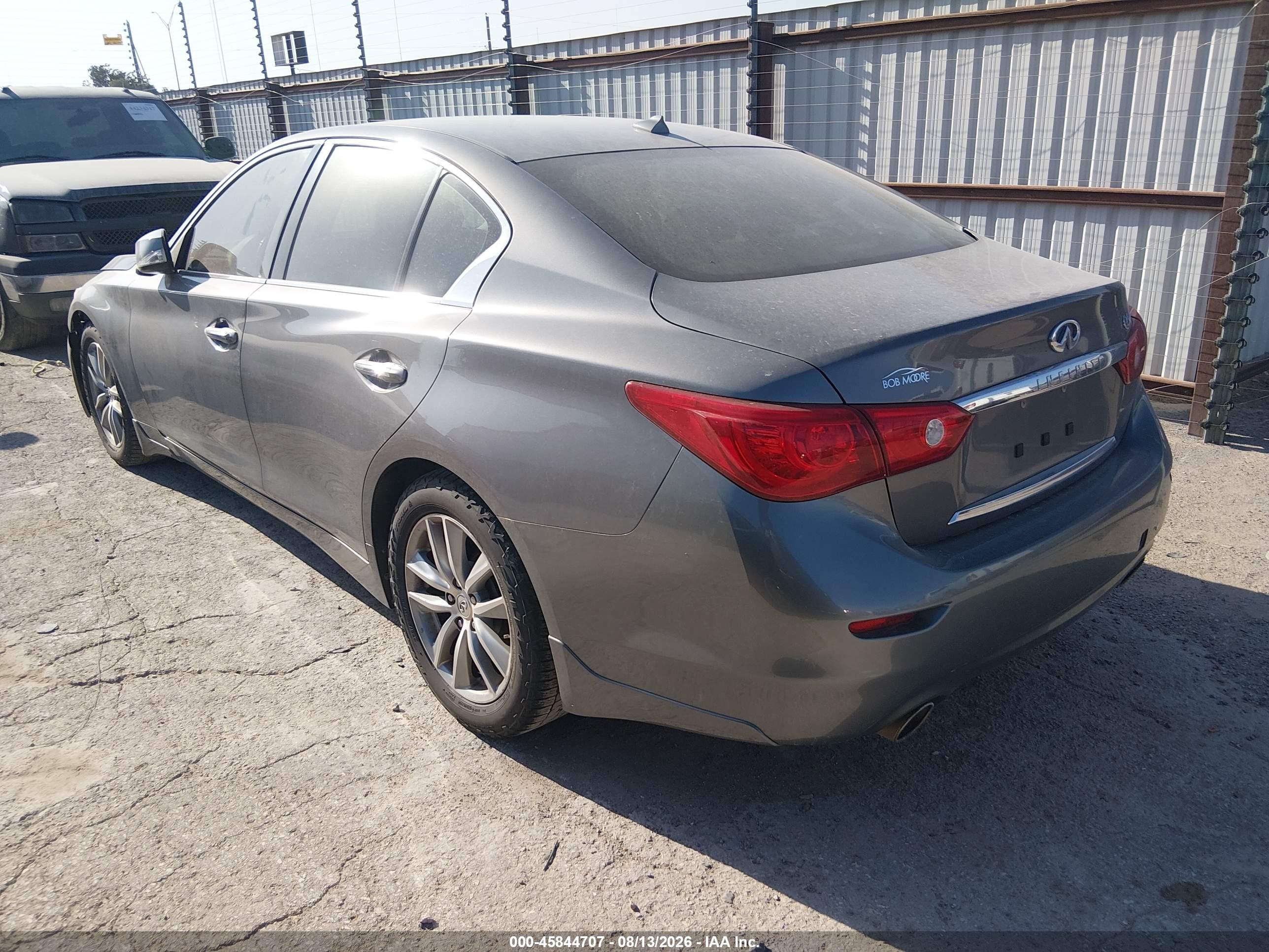 2014 Infiniti Q50   Серый vin: JN1BV7APXEM686517