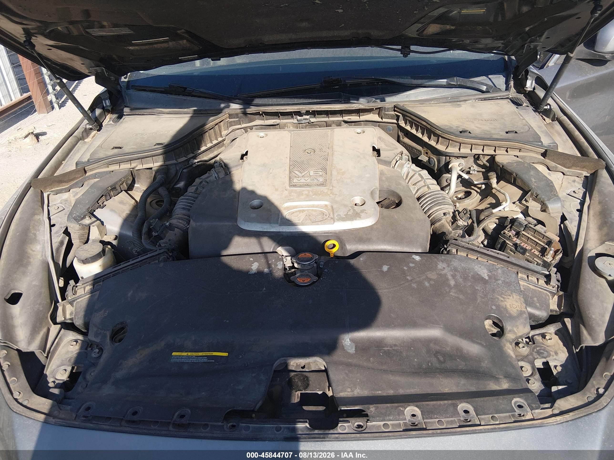 2014 Infiniti Q50   Серый vin: JN1BV7APXEM686517