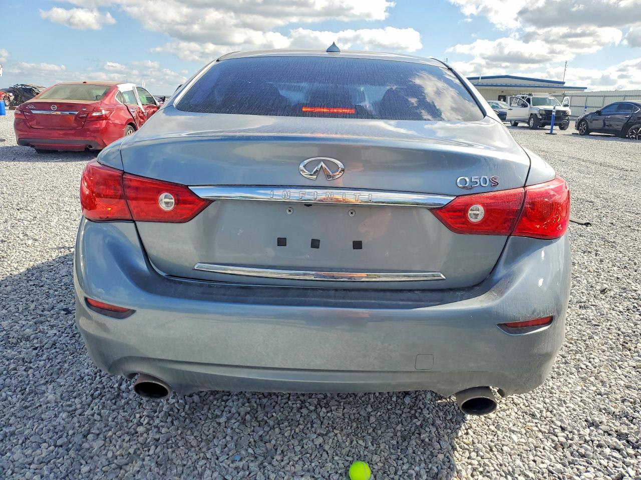 2014 Infiniti Q50 Base Blue vin: JN1BV7APXEM690664