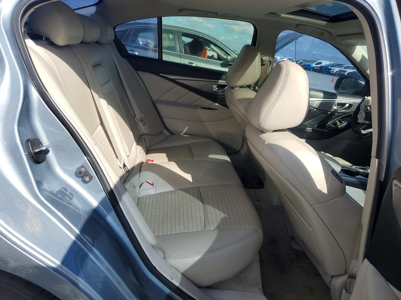 2014 Infiniti Q50 Base Blue vin: JN1BV7APXEM690664