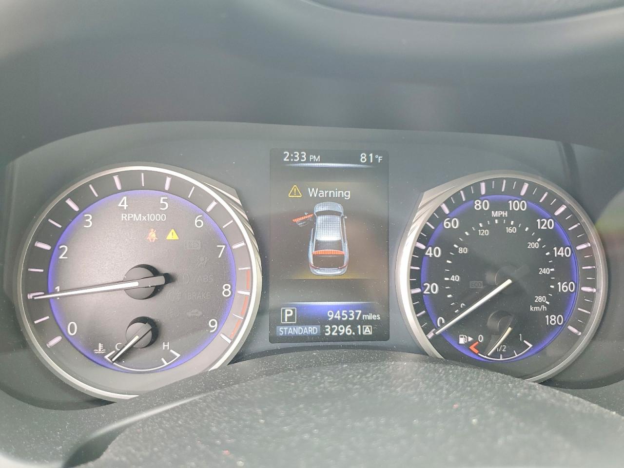 2014 Infiniti Q50 Premium Белый vin: JN1BV7APXEM693340