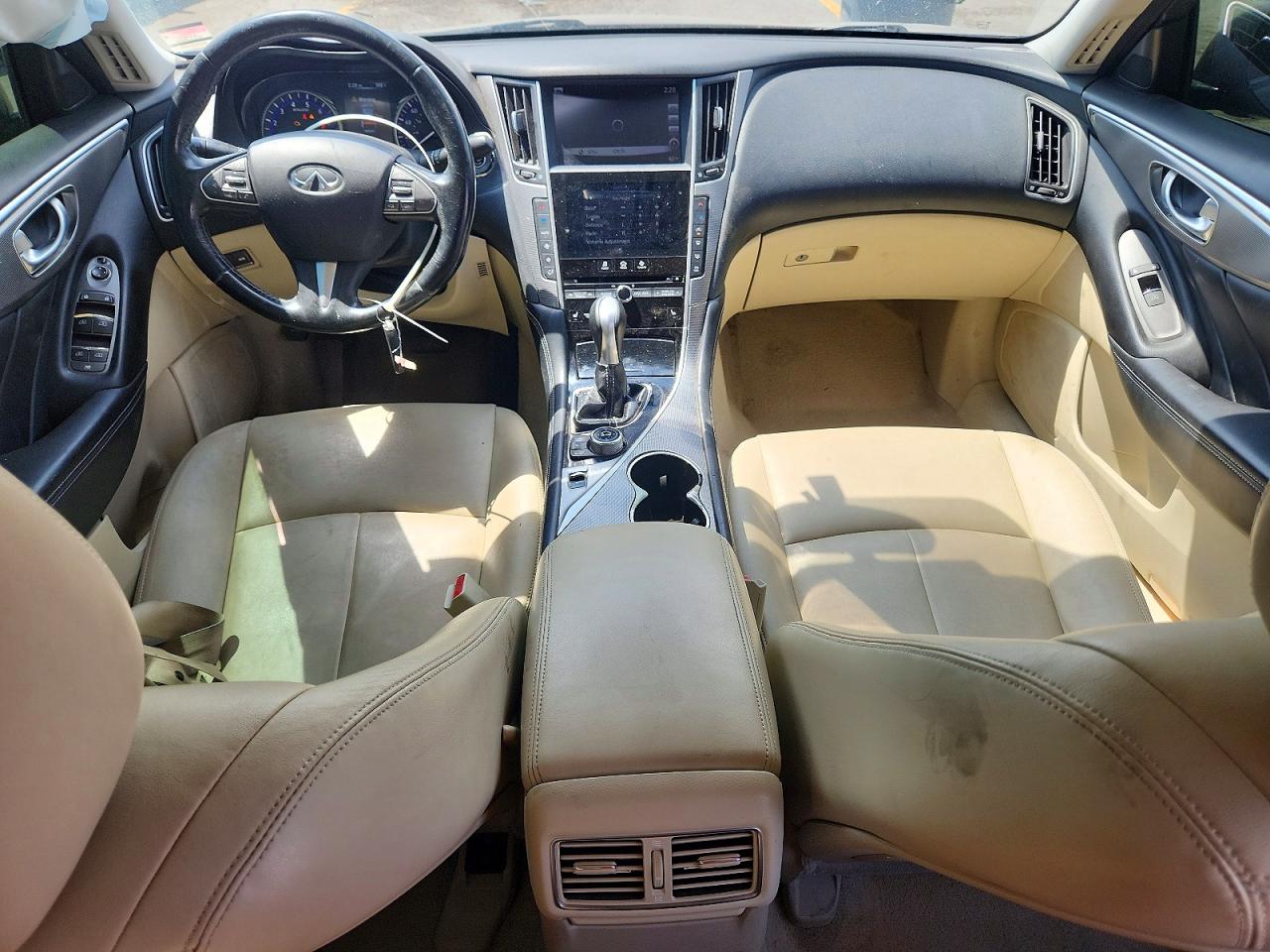2015 Infiniti Q50 Premium Brown vin: JN1BV7APXFM334829