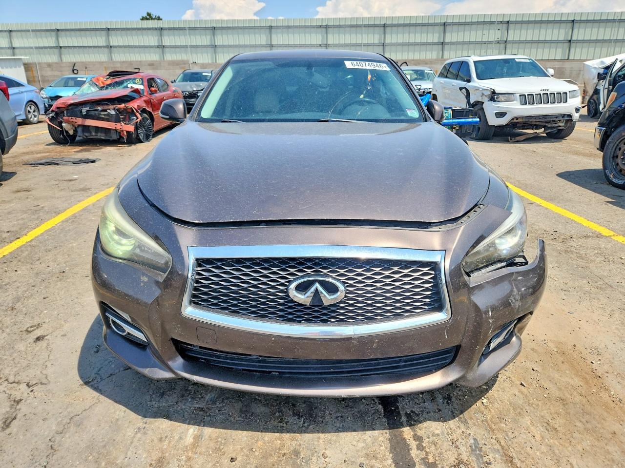 2015 Infiniti Q50 Premium Brown vin: JN1BV7APXFM334829